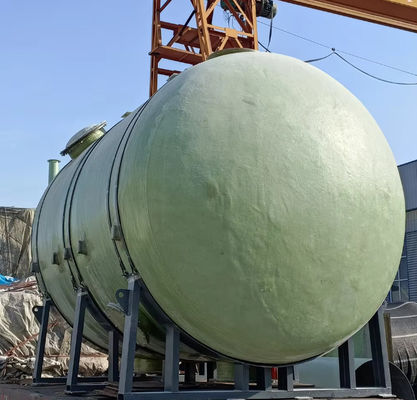 Réservoir de stockage en FRP GRP à milieux multiples Grande capacité Forme horizontale verticale
