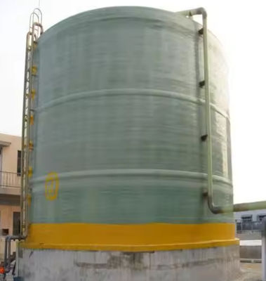 Pour les produits chimiques industriels, le réservoir de stockage vertical en FRP GRP