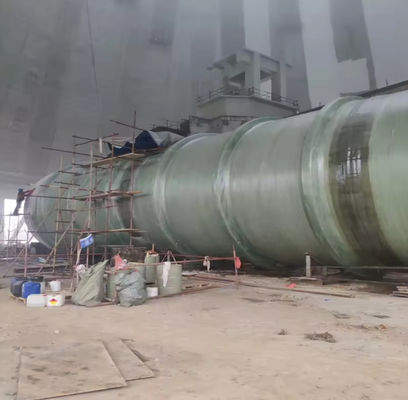 Réservoir en FRP en fibre de verre horizontale de 1000L pour le stockage de l'eau, de l'huile, de l'essence, des acides et des alcalis