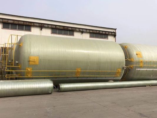 Industrie chimique FRP réservoir horizontal résistant à la corrosion durable