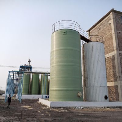 Résistance à la corrosion FRP réservoirs de stockage d'eau souterrains ajustés en fonction du type de résine