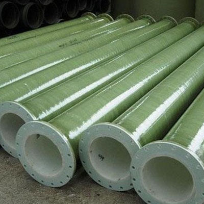 Pipe en FRP à surface lisse Taille personnalisée, tubes en fibre de verre anti-corrosion