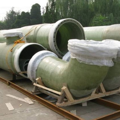 Pipe en FRP à surface lisse Taille personnalisée, tubes en fibre de verre anti-corrosion