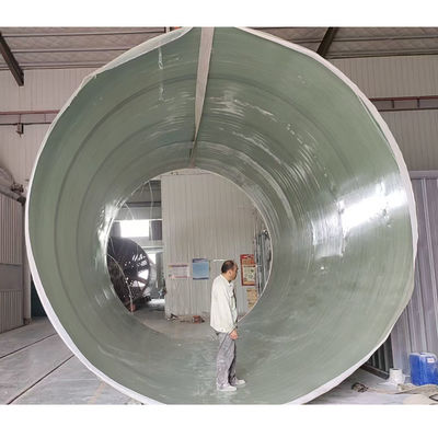 Pipe en FRP à surface lisse Taille personnalisée, tubes en fibre de verre anti-corrosion