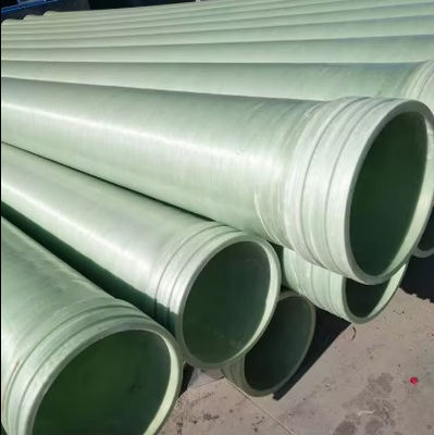 Pipe en FRP en plastique renforcée de fibre de verre en forme ronde Pipe de sable souterraine haute pression