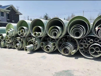 100 mm-4000 mm de diamètre FRP tuyau GRP tuyau rond Résistance à haute température