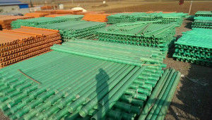 Pipe en plastique renforcée de fibres de verre FRP