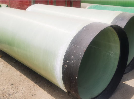 Pipe de fibre de verre FRP résistante à la chaleur Pipe de prise de prise de fibre de verre pour la construction souterraine