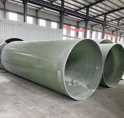 Pipe en plastique renforcée en fibre de verre lisse ou texturée épaisseur personnalisée
