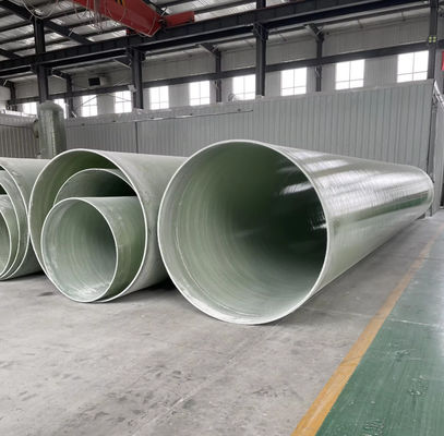 Pipe en plastique renforcée en fibre de verre lisse ou texturée épaisseur personnalisée