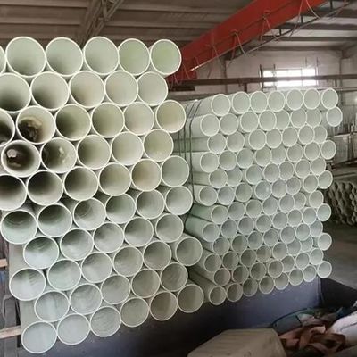 Pipe renforcée de fibres de FRP de couleur personnalisée pour le traitement de l'eau / traitement chimique