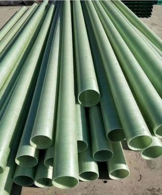 Pipe en plastique renforcée de fibres industrielles à longue durée de vie en forme ronde Pipe en FRP en fibre de verre
