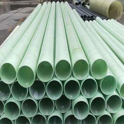 Pipe en fibre de verre FRP personnalisée pour équipement de traitement des gaz et des eaux usées