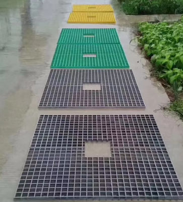 1220x3660mm Grille de la passerelle en fibre de verre, FRP GRP couverture de grille de grille d' arbre