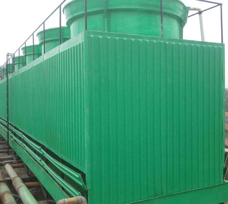 Tour de refroidissement en FRP de type contre-flux/croisement 100-1000 tonnes Anti-corrosion à faible bruit