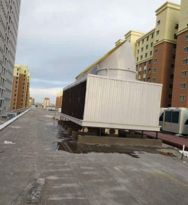Tour de refroidissement de contre-écoulement Frp Carré GRP Tour de refroidissement de contre-écoulement Taille OEM