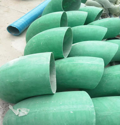 Pièces industrielles en FRP en fibre de verre à 45 à 135 degrés pour l'approvisionnement en eau