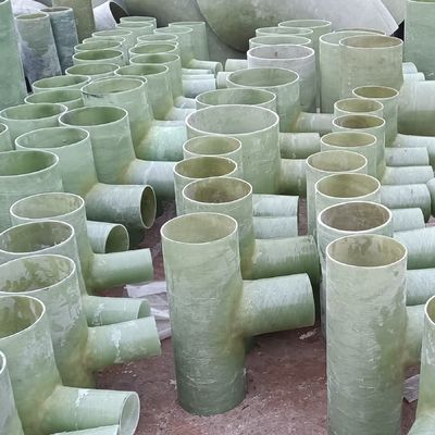 Accords de tuyauterie en fibre de verre d'origine OEM Accords de connexion en joints en forme spéciale épaissis