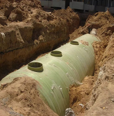 20m3 5000 gallons FRP GRP réservoir septique Sous-sol pour le centre commercial hôpital scolaire