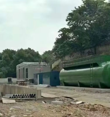 500 L/H FRP réservoir septique souterrain, réservoir bio de traitement des eaux usées FRP