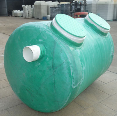 Réservoirs septiques en plastique renforcés de fibres Réservoirs septiques en fibre de verre Construction légère
