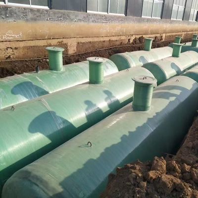 Réservoir septique FRP pour traitement des eaux usées et solutions personnalisables