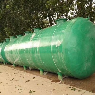 Conception personnalisée du réservoir de stockage des eaux usées en FRP