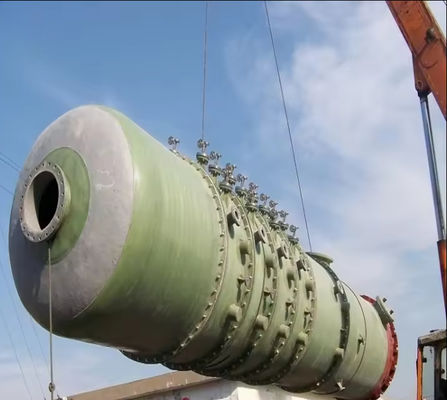 Tour à bulles en FRP Tour à absorption d'ammoniac en fibre de verre en FRP Pour l'industrie de la pollution