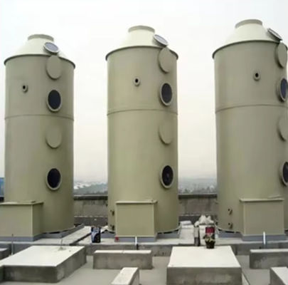 Colonne de purification des déchets de gaz d'acide sulfurique de la tour d'absorption verticale GRP Frp