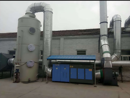 Multicolore Gelcoat Biogas FRP Tour d'absorption du brouillard acide Tour emballée par pulvérisation