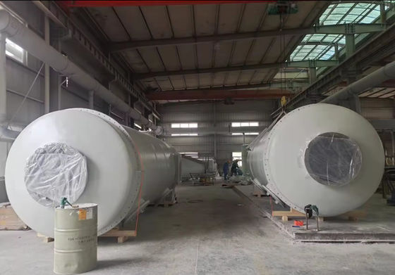 Tour d'absorption de la brume acide / brume d'ammoniac avec structure en FRP cylindrique