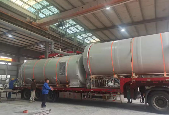 Tour d'absorption de la brume acide / brume d'ammoniac avec structure en FRP cylindrique