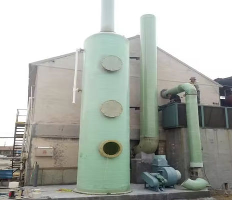 Tour d'absorption de FRP industriel GRP pour le traitement des gaz de résidu et des gaz de brume acide