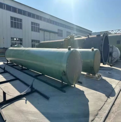 Tour d'absorption en fibre de verre industrielle GRP Frp pour le traitement des déchets acides et la purification des gaz