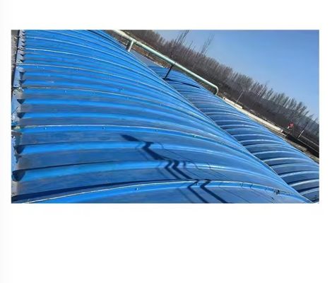 Réservoir à eaux usées multicolore Frp Couvre arc gaz de collecte Capot couvre imperméable à la pluie