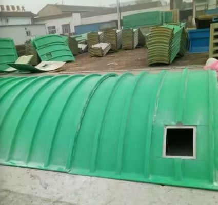 Résistant à la corrosion Frp Grp Couverture de réservoir de traitement des eaux usées pour le système de traitement des eaux usées