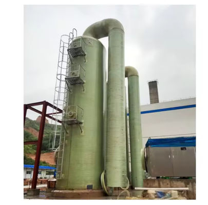 Tour de désulfuration des gaz résiduels FRP GRP en fibre de verre pour la purification des gaz d'échappement