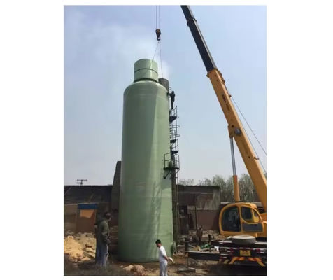 FRP GRP désulfuration de la colonne de nettoyage de la poussière humide collecteur de déchets de gaz de la colonne d'adsorption