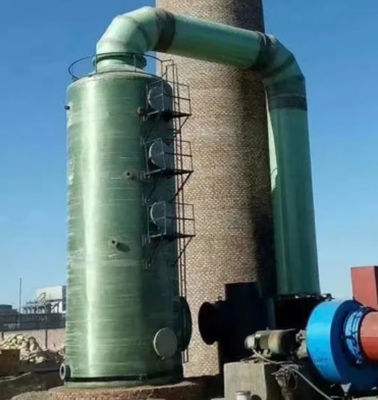 Tour de désulfuration de FRP personnalisée Colonne de tour de purification de GRP industrielle