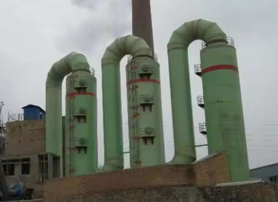 Tour de désulfuration de FRP personnalisée Colonne de tour de purification de GRP industrielle