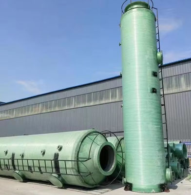 Tour de désulfuration OEM GRP Frp Pour la purification des gaz Traitement des gaz d'échappement