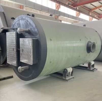 Station de pompage submersible préfabriquée en FRP pour le levage des eaux et le traitement des eaux usées