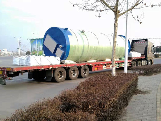 100 m3/h Frp Eau de pluie Eau d'égout Pompes préfabriquées Pompes de levage intégré