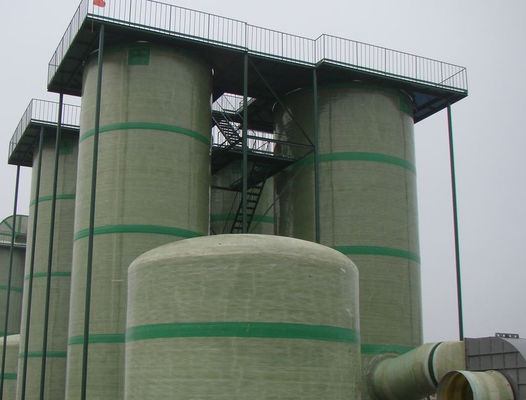FRP léger GRP Tour d'extraction de brome Maintenance moindre Pour la production d'eau de mer