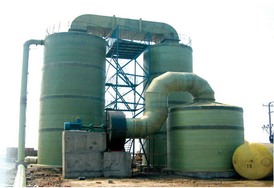Matériau FRP GRP Tour d'absorption de brome anti-corrosion pour l'industrie chimique