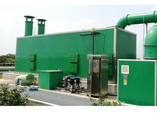 Boîte de déodoration biologique en FRP en acier au carbone Grp Filtre de déodoration de gaz résiduels
