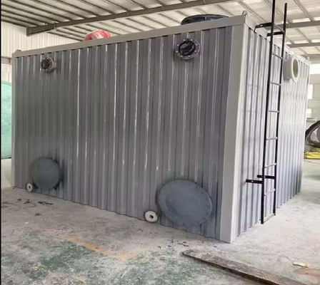 Boîte de déodoration biologique intégrée en fibre de verre pour le traitement des déchets