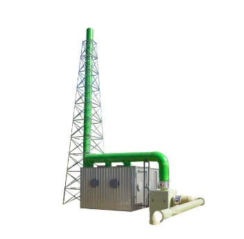 Équipement de désodorisation biologique des gaz résiduels