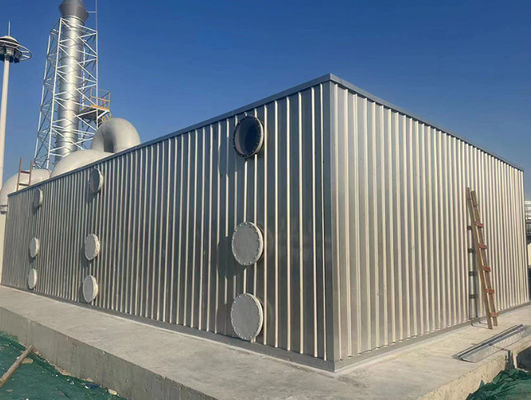 Équipement de boîte de déodoration biologique FRP à gaz résiduel