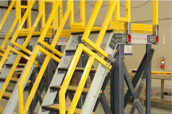 Les poignées sont facilement assemblées avec pultrure, les garde-corps sont faciles à assembler, les balustrades sont faciles à monter.